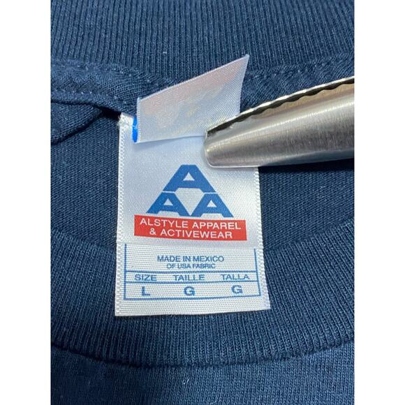 Peanuts Fourth of July Independence Day Navy Blue T-shirt Size Large - Picture 5 of 10